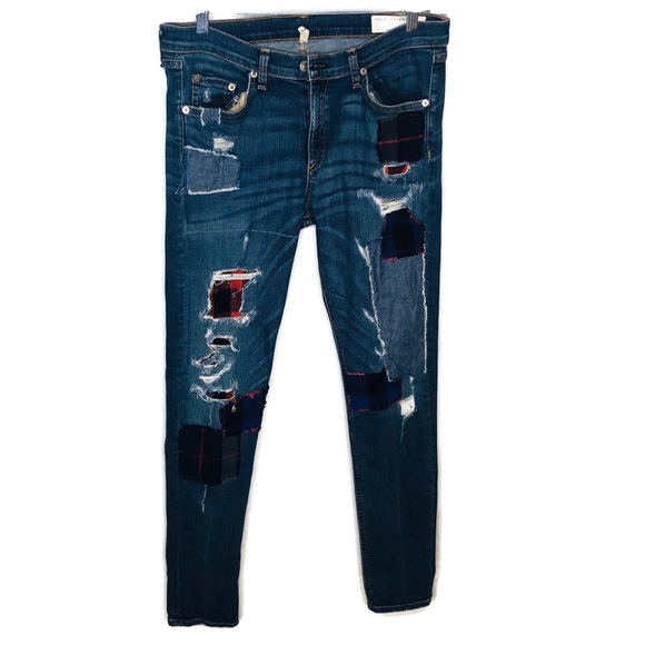 rag & bone Denim - Rag & Bone Jeans. Size 31. Distressed patches